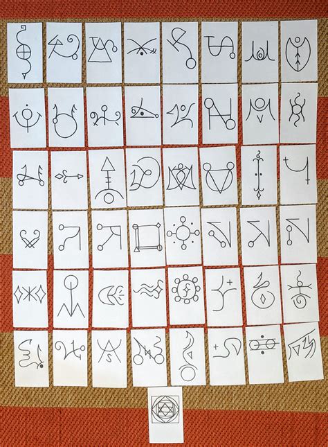 Pagan divination symbols